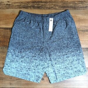 Hylete Men’s Rep PT Shorts Fade Gun Metal Blue | Large x 9"